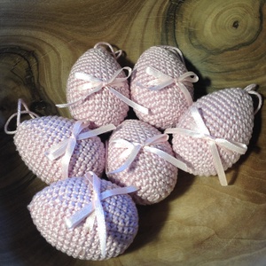 Horgolt húsvéti tojáskészlet -  - Meska.hu