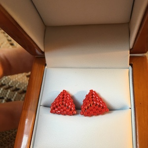 Peyote bedugós fülbevaló - Meska.hu