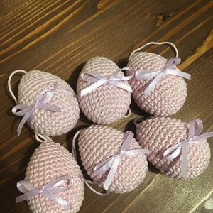 Horgolt húsvéti tojások - Meska.hu