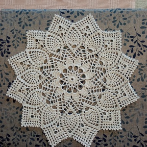 Horgolt fehér terítő -  - Meska.hu