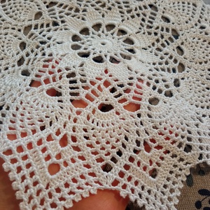 Horgolt fehér terítő -  - Meska.hu