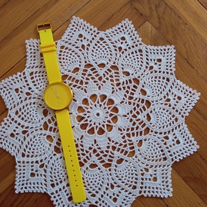 Horgolt fehér terítő -  - Meska.hu