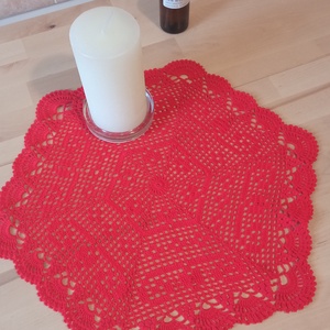 Horgolt terítő - otthon & életmód - dekoráció - asztal és polc dekoráció - horgolt & csipketerítő - Meska.hu