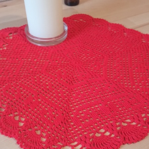 Horgolt terítő - otthon & életmód - dekoráció - asztal és polc dekoráció - horgolt & csipketerítő - Meska.hu