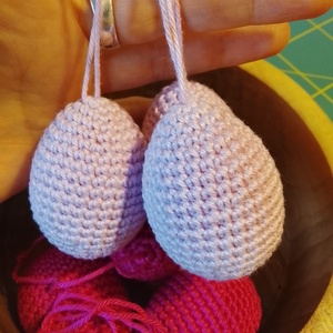 Húsvéti toj�skészlet - ünnepi díszek, dekorációk - húsvéti díszek és dekorációk - húsvéti tojás, hímestojás - Meska.hu