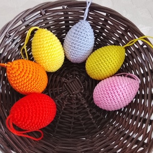 Horgolt toj�skészlet, Ünnepi díszek, dekorációk, Húsvéti díszek és dekorációk, Húsvéti tojás, hímestojás, , MESKA