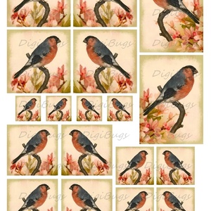 Süvöltő - nyomtatható decoupage papír  - kellékek & szerszámok - papír - Meska.hu