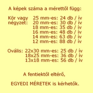 Pöttyös körök - Papír alap ékszerkészítéshez  - kellékek & szerszámok - gyöngyfűzés kellékek - üveglencse - Meska.hu