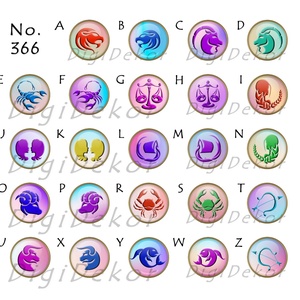 Csillagjegyes ékszer, horoszkópos nyaklánc, mind a 12 zodiákus jegyre, asztrológia. Horoszkóp ajándék. - ékszer - nyaklánc - medálos nyaklánc - Meska.hu