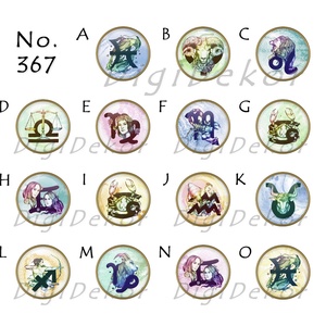 Csillagjegyes nyaklánc, horoszkópos ékszer, asztrológia, zodiákus jegyek, 12 változatban - ékszer - nyaklánc - medálos nyaklánc - Meska.hu