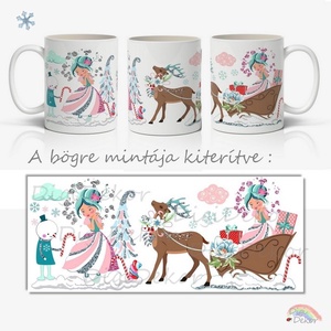 A Téltündér szánja. Csodaszép karácsonyi bögre kislányoknak. Téli bögre rénszarvassal, szánkóval, hótündérrel. - otthon & életmód - konyhafelszerelés, tálalás - tálalás - bögre & csésze - Meska.hu A Téltündér szánja. Csodaszép karácsonyi bögre kislányoknak. Téli bögre rénszarvassal, szánkóval, hótündérrel. - otthon & életmód - konyhafelszerelés, tálalás - tálalás - bögre & csésze - Meska.hu