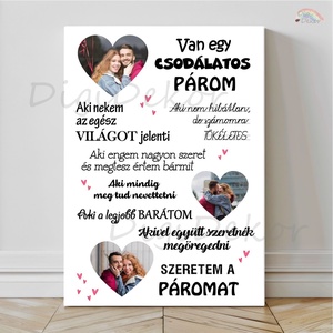 Fényképes Van egy csodálatos párom falikép szerelmeseknek. Valentin-napi ajándék. , Otthon & Életmód, Dekoráció, Kép & Falikép, Poszter, Fotó, grafika, rajz, illusztráció, MESKA