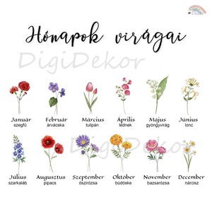 Odaadó Édesanya, gondoskodó Nagymama, boldog Dédimama. Virágos falikép anyák napjára.  - otthon & életmód - dekoráció - kép & falikép - poszter - Meska.hu
