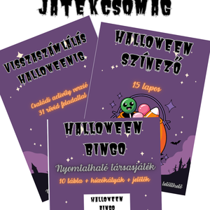 Halloweeni Játékcsomag - 3az1ben - Meska.hu