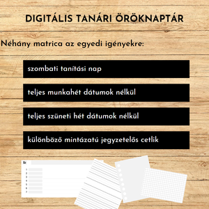 Digitális tanári öröknaptár - otthon & lakás - papír írószer - naptár & tervező - Meska.hu