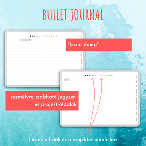 Digitális Bullet Journal öröknapló - otthon & életmód - papír, írószer - naptár & tervező - Meska.hu