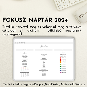 2024-es céltervező napló és naptár - otthon & lakás - papír írószer - jegyzetfüzet & napló - Meska.hu