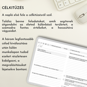 2024-es céltervező napló és naptár - otthon & életmód - papír, írószer - jegyzetfüzet & napló - Meska.hu