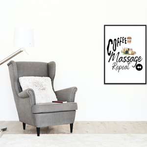 coffee massage repeat egy masszőr élete kávé masszázs és minden elölről digitális termék - művészet - grafika & illusztráció - digitális - Meska.hu