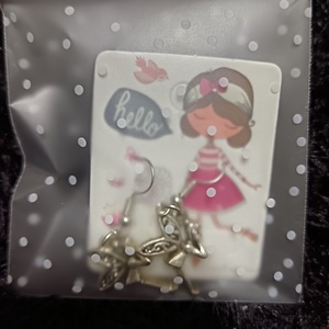 Tündérlány bizsu fülbevaló  - ékszer - fülbevaló - lógó fülbevaló - Meska.hu