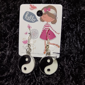 Jing és jang ying és yang fülbevaló  - Meska.hu