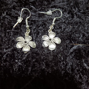 Virág fülbevaló , Ékszer, Fülbevaló, Lógó fülbevaló, Ékszerkészítés, MESKA