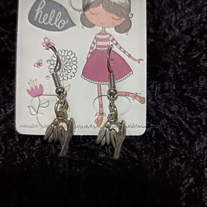 Nyiló kisvirág, hóvirág fülbevaló , Ékszer, Fülbevaló, Lógó fülbevaló, Ékszerkészítés, MESKA