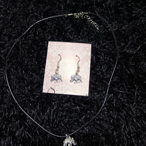 Elefántos szett nyaklánc és fülbevaló  - Meska.hu