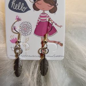 Leveles fülbevaló � természetes elegancia és megújulás - ékszer - fülbevaló - lógó fülbevaló - Meska.hu