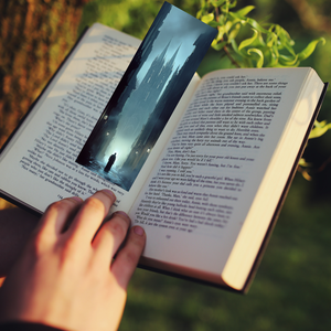 4 db-os digitális sötét fantasy könyvjelző szett � gótikus, misztikus nyomtatható könyvjelzők 5�15 cm - művészet - grafika & illusztráció - digitális - Meska.hu
