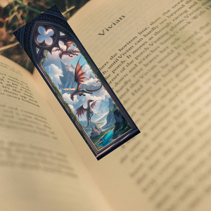 4 db-os digitális sárkányos könyvjelző szett � fantasy nyomtatható könyvjelzők 5�15 cm - művészet - grafika & illusztráció - digitális - Meska.hu