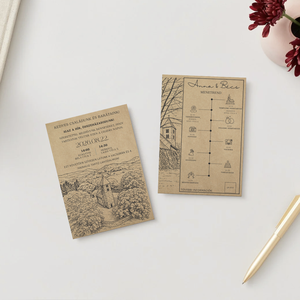 Egyedi helyszínnel/képpel - esküvői digitális meghívó - esküvő - meghívó & kártya - meghívó - Meska.hu