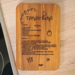 Vágódeszka, Tüttyölt ratyli recept - Meska.hu