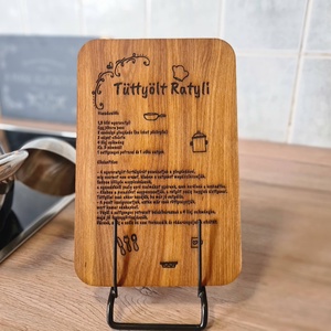 Vágódeszka, Tüttyölt ratyli recept - otthon & életmód - konyhafelszerelés, tálalás - sütés, főzés - vágódeszka - Meska.hu