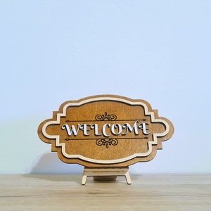 Kopogtató, ajtódísz Welcome - otthon & életmód - dekoráció - ajtó- és ablak dekoráció - ajtódísz & kopogtató - Meska.hu