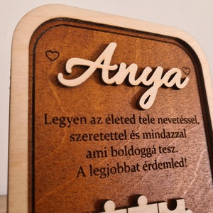 Anyák napi köszöntő tábla - esküvő - emlék & ajándék - szülőköszöntő ajándék - Meska.hu