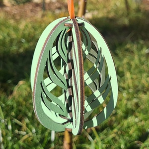 Húsvéti tojás dísz, 1, Ünnepi díszek, dekorációk, Húsvéti díszek és dekorációk, Húsvéti tojásfadíszek, Famegmunkálás, Festett tárgyak, MESKA