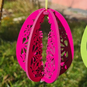 Húsvéti tojás dísz, 3, Ünnepi díszek, dekorációk, Húsvéti díszek és dekorációk, Húsvéti tojásfadíszek, Famegmunkálás, Festett tárgyak, MESKA