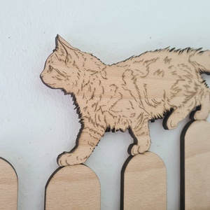 Fali kulcstartó, Catwalk - otthon & életmód - dekoráció - fali és függő dekoráció - fali kulcstartó - Meska.hu