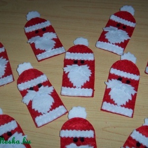 Télapó ujjbáb  - játék & sport - bábok - ujjbáb - Meska.hu