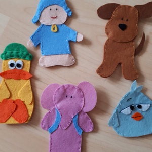  Pocoyo és barátai ujjbábkészlet - Meska.hu
