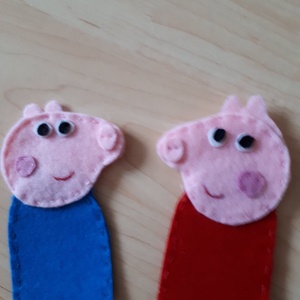  Peppáék ujjbábkészlet - játék & sport - bábok - kesztyűbáb - Meska.hu