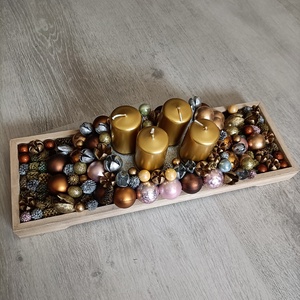 Adventi asztaldísz - karácsony - adventi díszek - adventi asztaldísz - Meska.hu