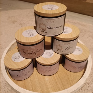 Szójaviasz illatgyertya - Meska.hu