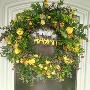 Isten hozott ajtódísz, koszorú, kopogtató  - Meska.hu