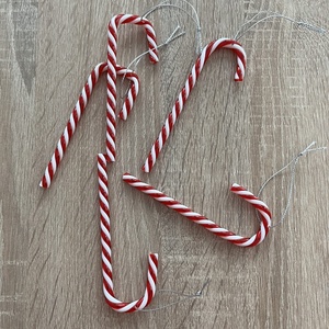 Karácsonyi cukorka pálca, Karácsony, Karácsonyi lakásdekoráció, Karácsonyfadíszek, , MESKA