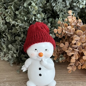 Kerámia hóember, bájos, Kellékek & szerszámok, Díszíthető tárgyak, Kerámia, , MESKA