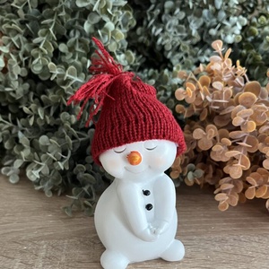 Kerámia hóember, cuki, Kellékek & szerszámok, Díszíthető tárgyak, Kerámia, , MESKA