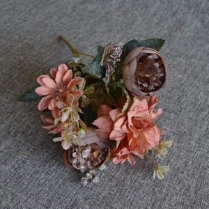 Bazsarózsa, dália csokor őszi - otthon & életmód - dekoráció - virágdekoráció - virágok - virágcsokor - Meska.hu