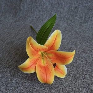 Narancssárga liliom, Otthon & Életmód, Dekoráció, Virágdísz és tartó, Szálas virág, Virágok, , MESKA